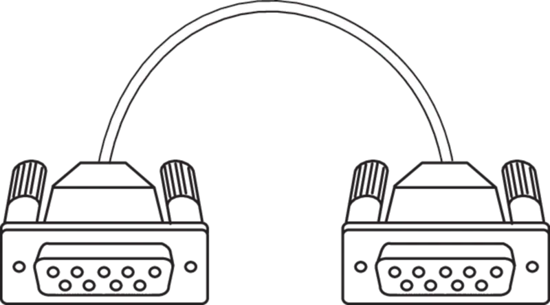 MarConnect RS232C 0-modem cable