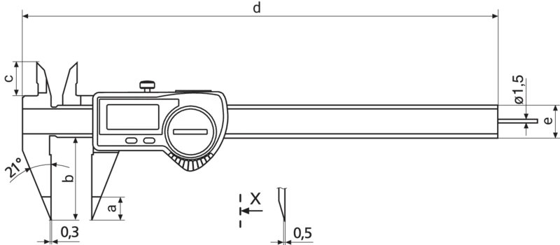 Dimensional drawing 1