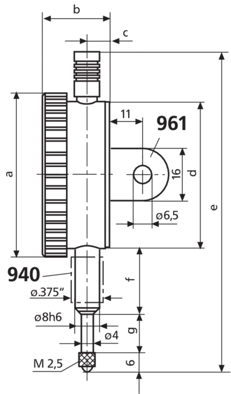 Dimensional drawing 1