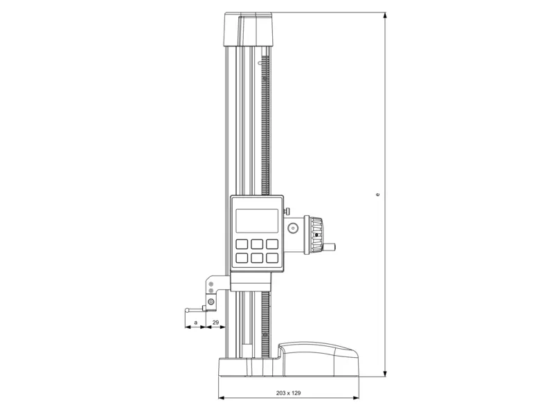 Rysunek zwymiarowany 1