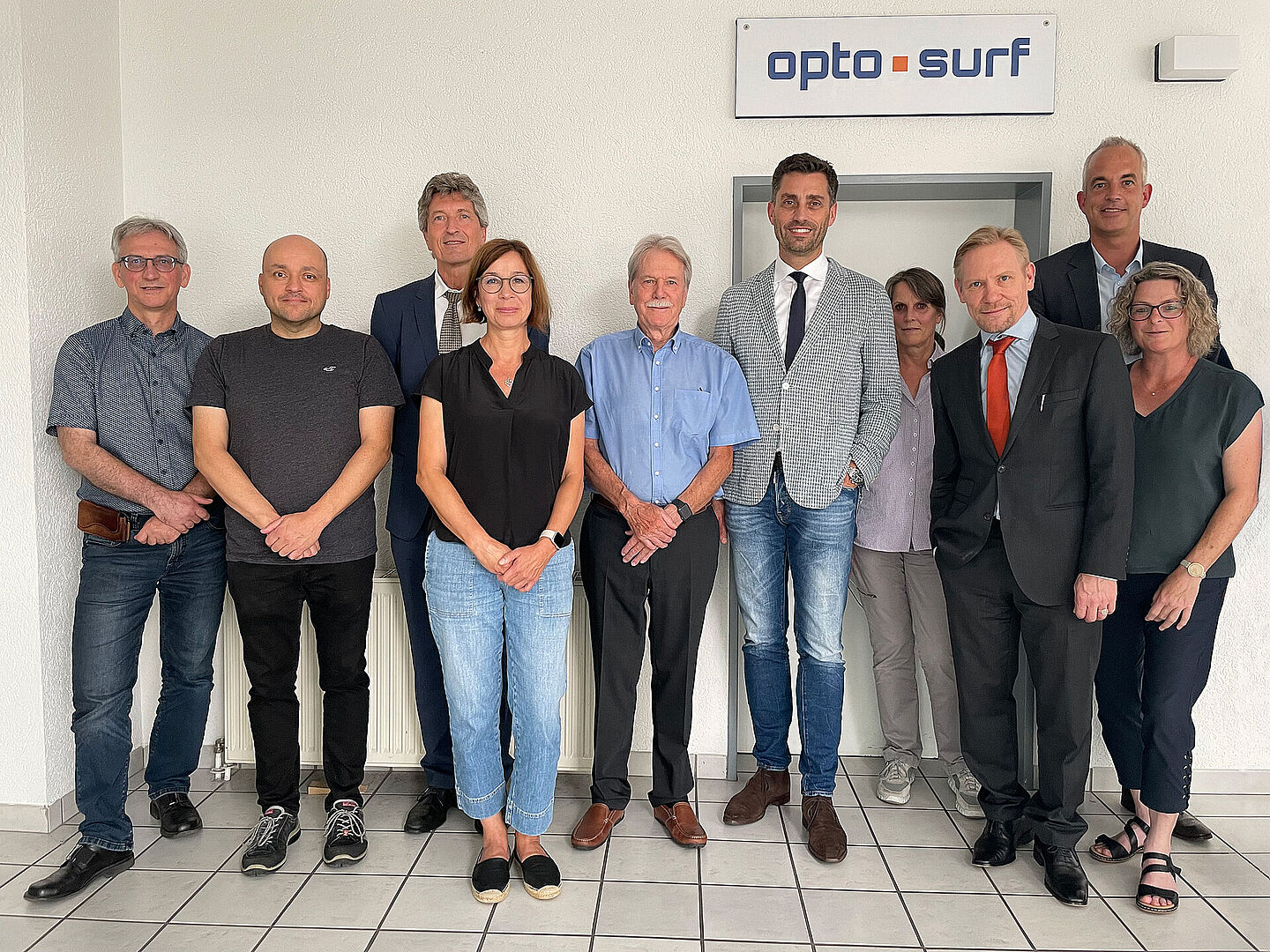 From now on they are a joint team: the colleagues from OptoSurf and Mahr.