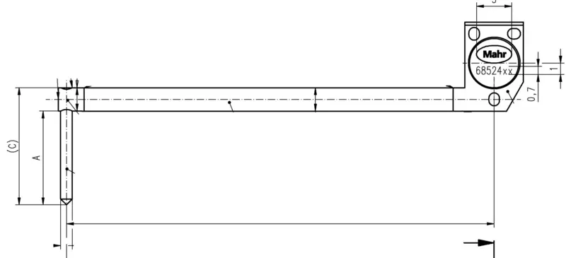 Dimensional drawing 1