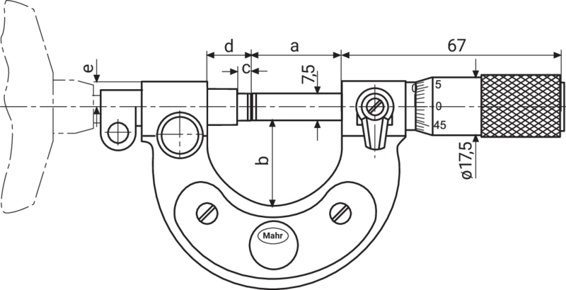 Dimensional drawing 1