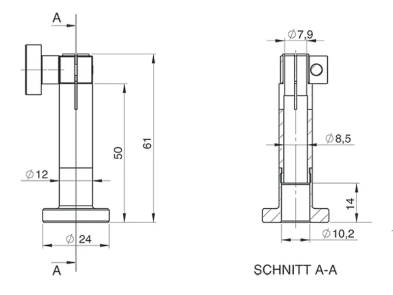 Rysunek zwymiarowany 1