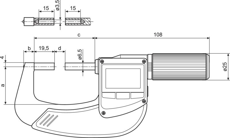 Rysunek zwymiarowany 1