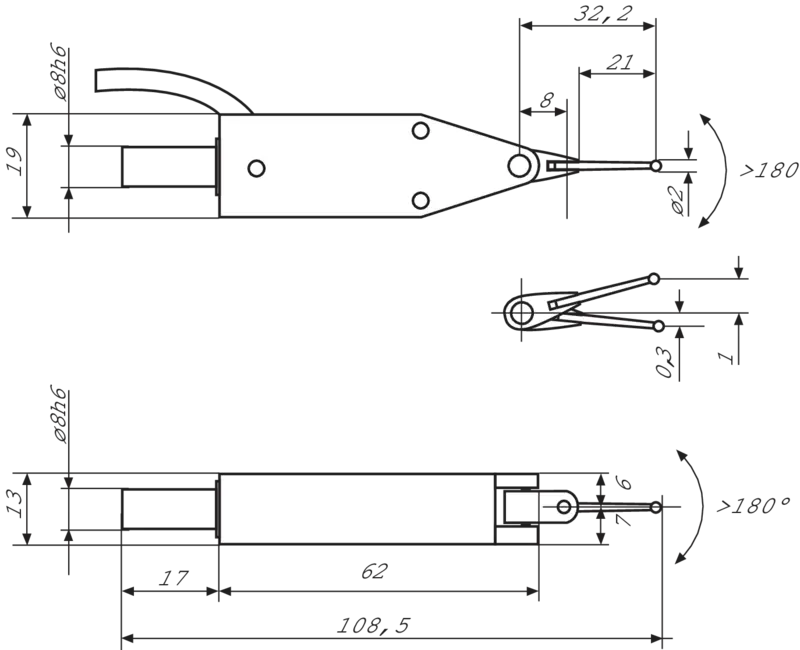 Desenho dimensional 1