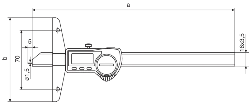 Rysunek zwymiarowany 1