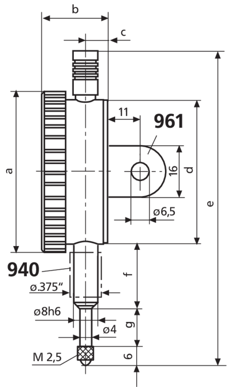 Dimensional drawing 1